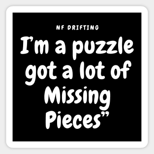 NF Drifting Lyrics Quote Sticker